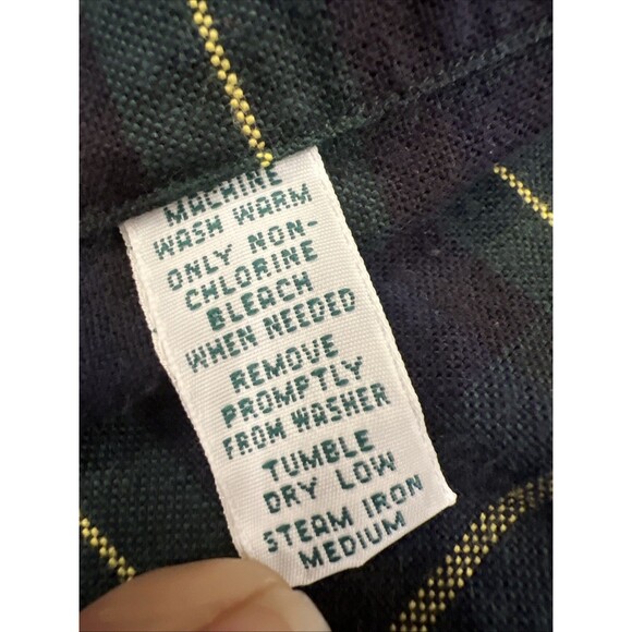 Vintage Ralph Lauren Long Sleeve Button Oxford Crown Polo Crest Men’s XL - Picture 9 of 10